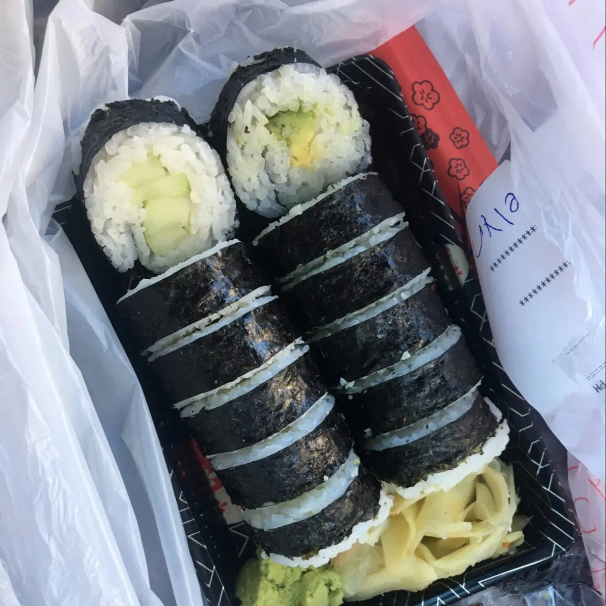 Cucumber & Avocado Roll