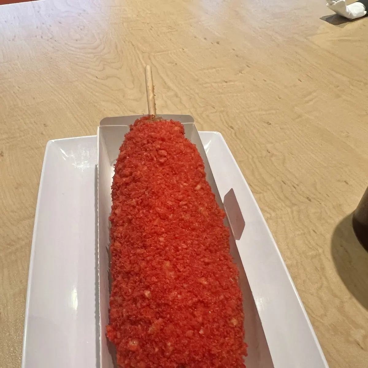 Hot Cheetos Corndog