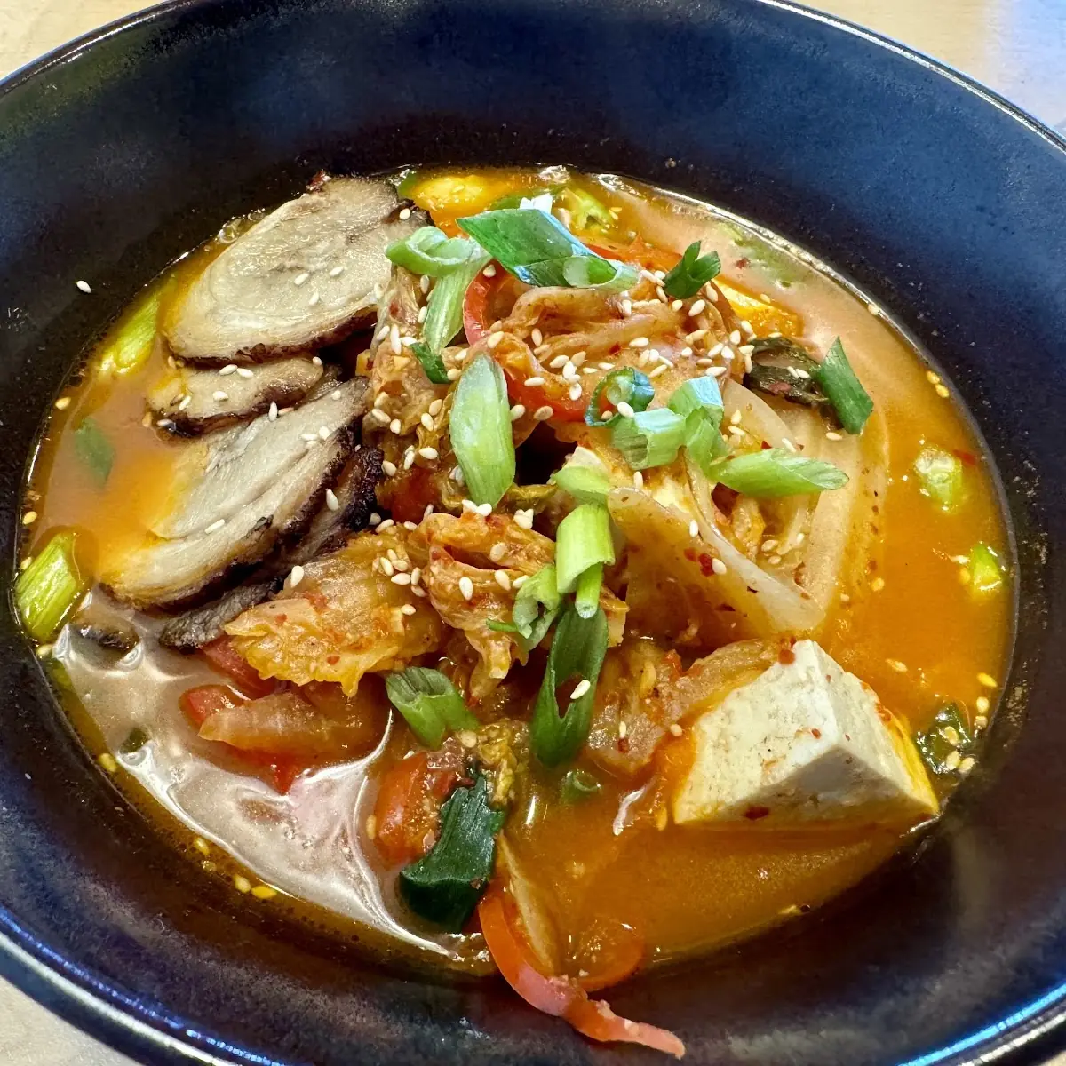Kimchi Tofu Soup