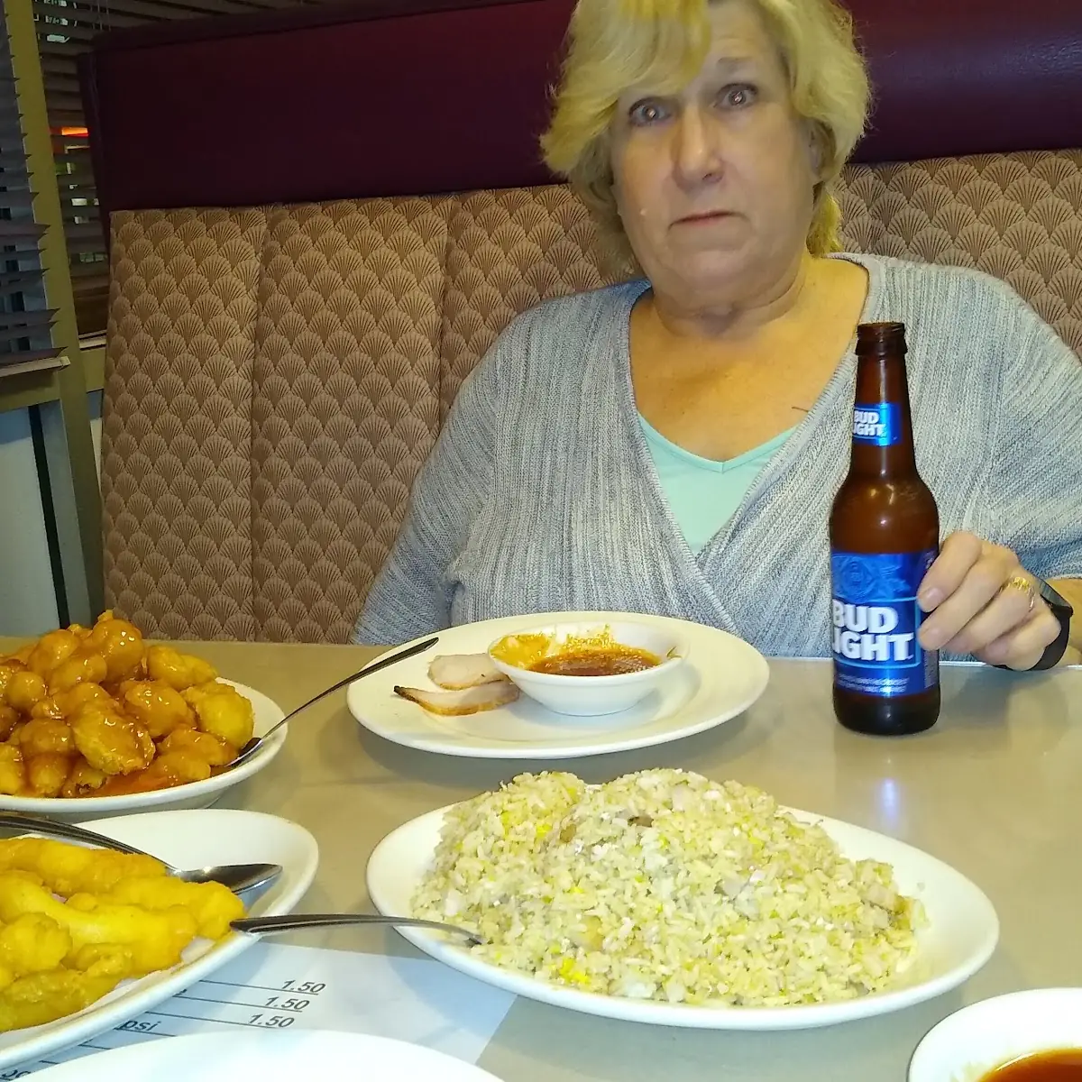 Sweet and Sour Chicken Fried Shrimp Fried Rice