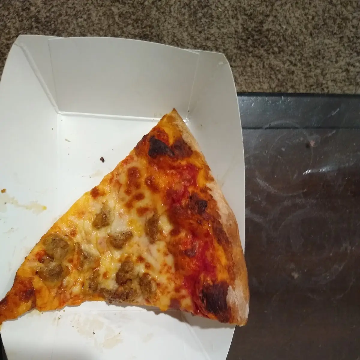 Sausage Pizza Slice
