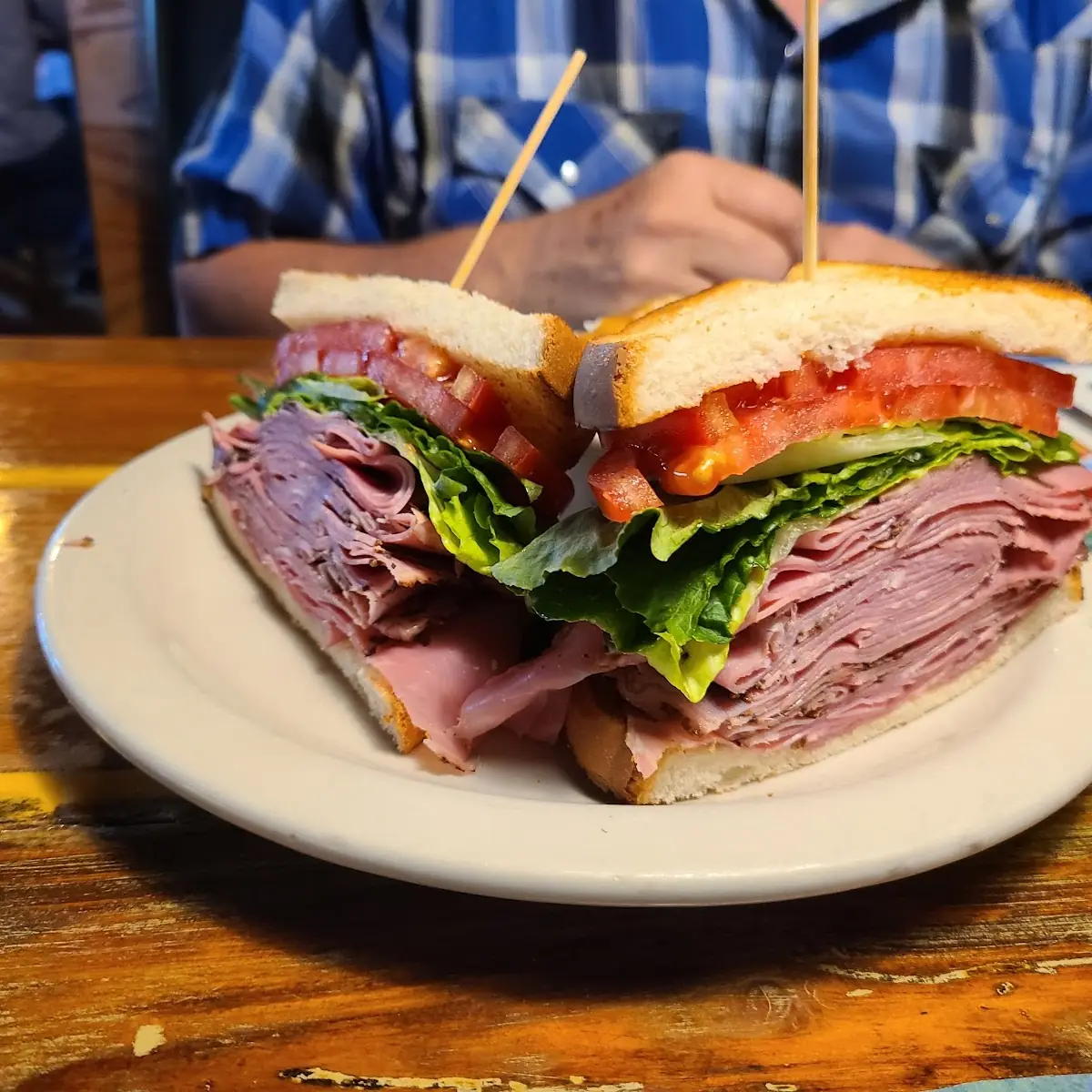 Open-Faced Roast Beef Platter