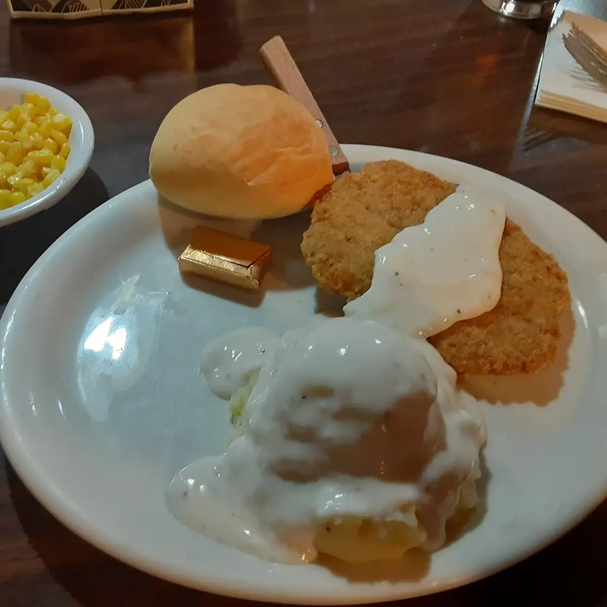 Chicken Fried Steak with Mashed Potatoes and Gravy