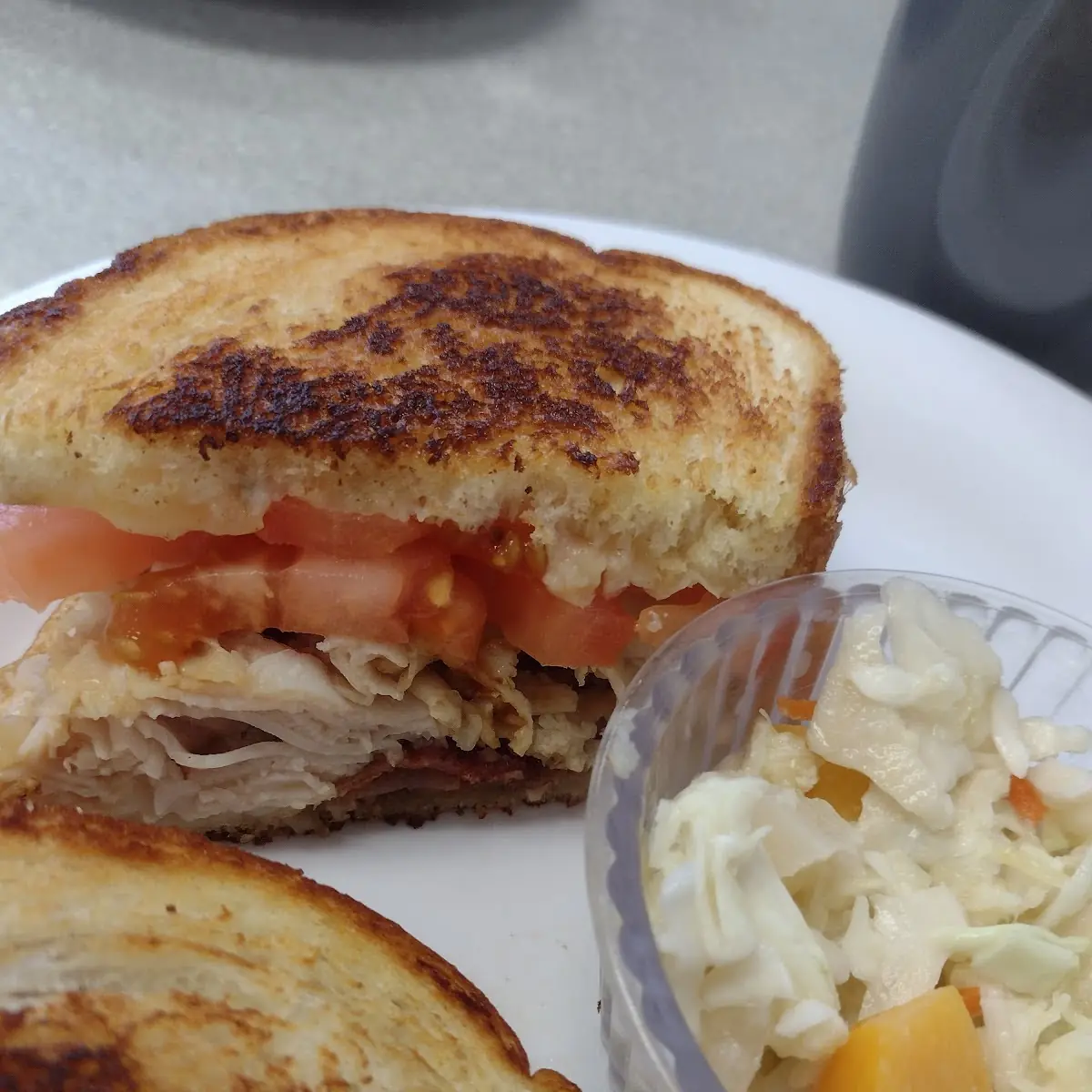 Turkey Bacon Tomato Sandwich Pepper Jack