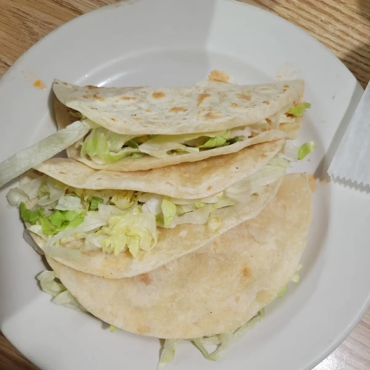 Chicken Soft Tacos