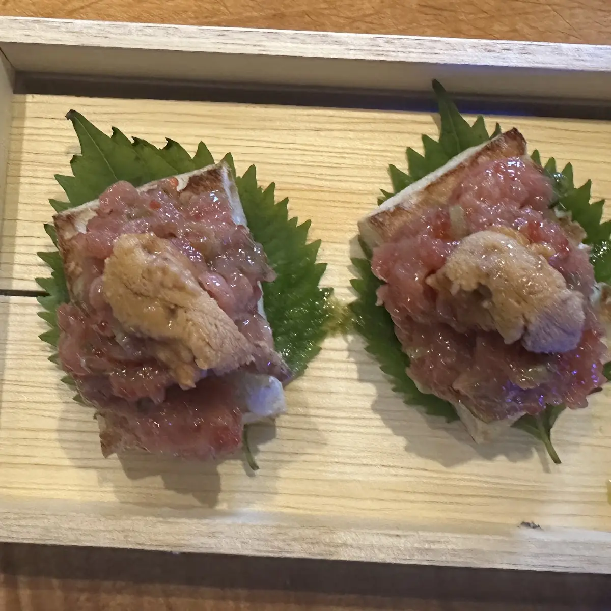 Chutoro & Uni Tartare