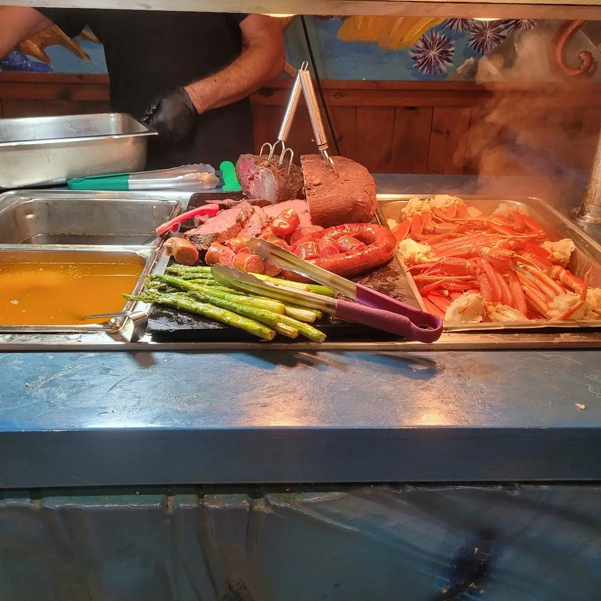 Crab Legs and Prime Rib