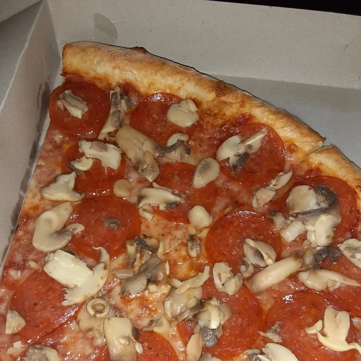 Pepperoni and Mushroom Pizza