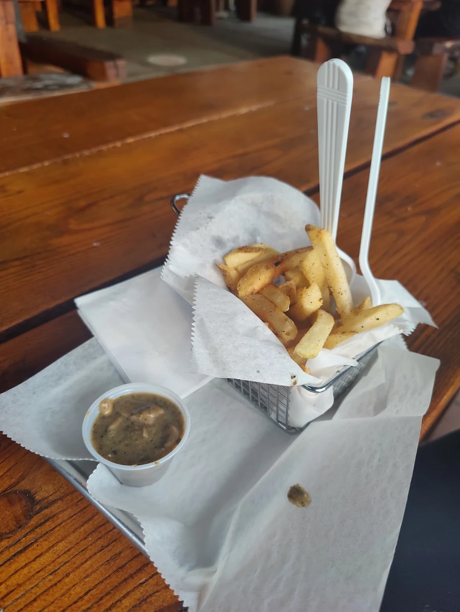French Fries with Currywurst