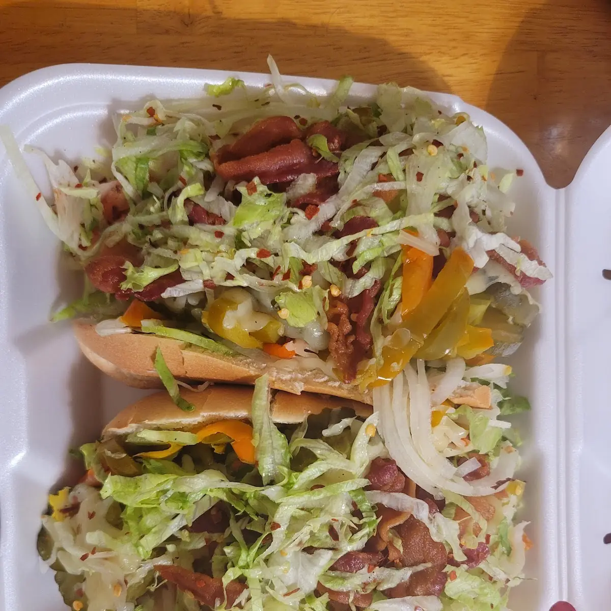 Turkey Bacon Grinder with Bacon