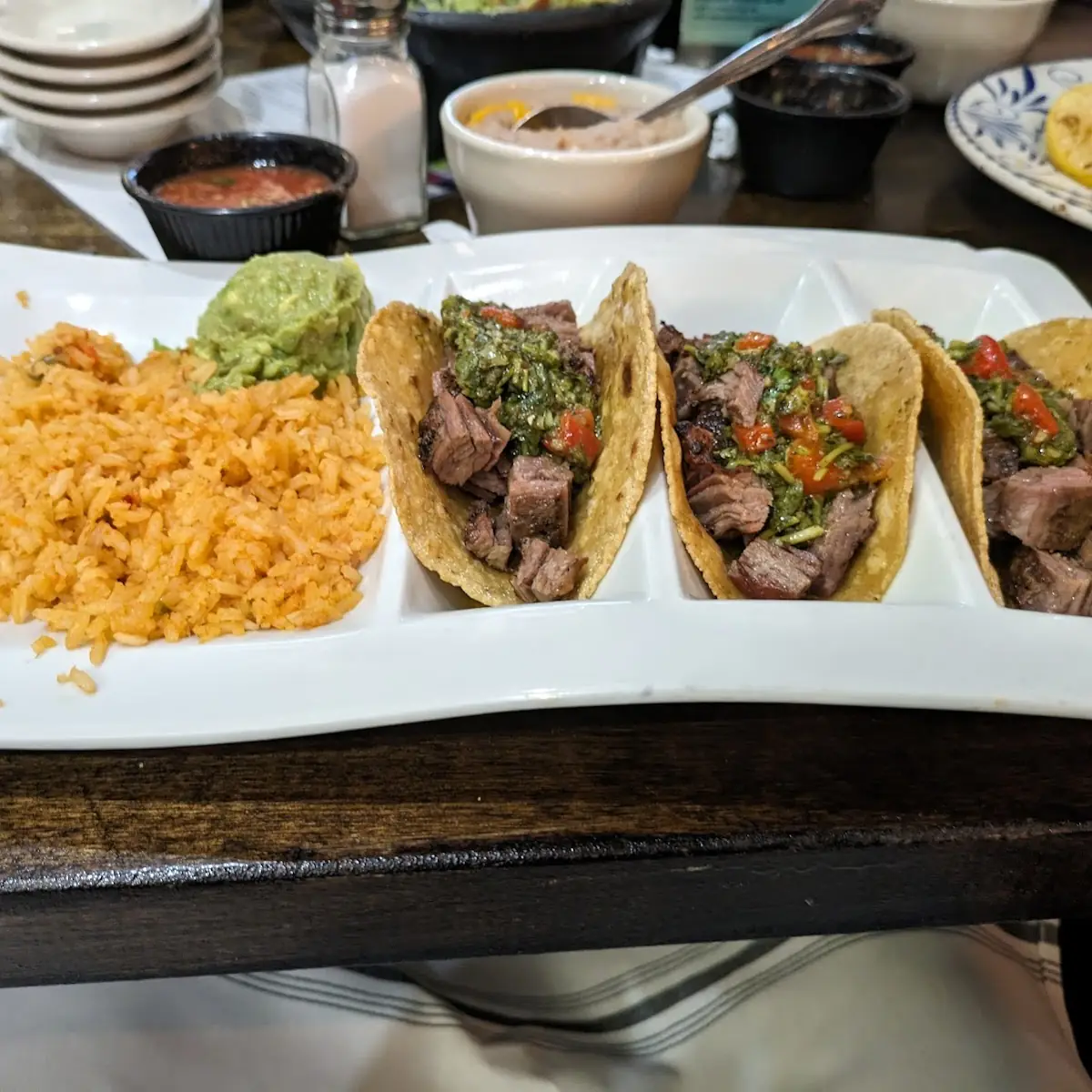 Carne Asada Taco Plate