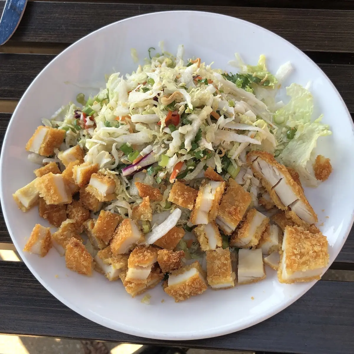 Macadamia Chicken on Top