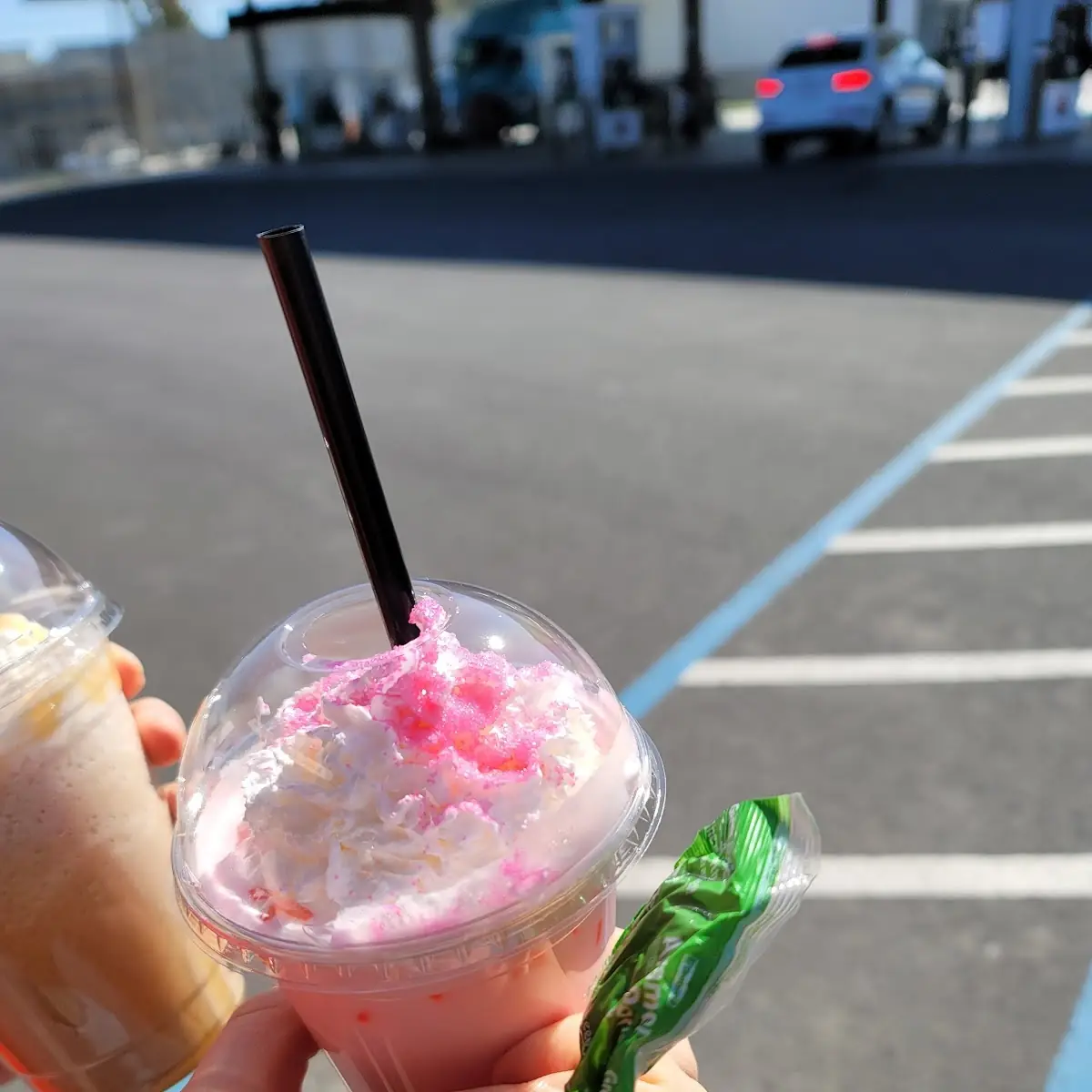 Mango Strawberry Italian Soda