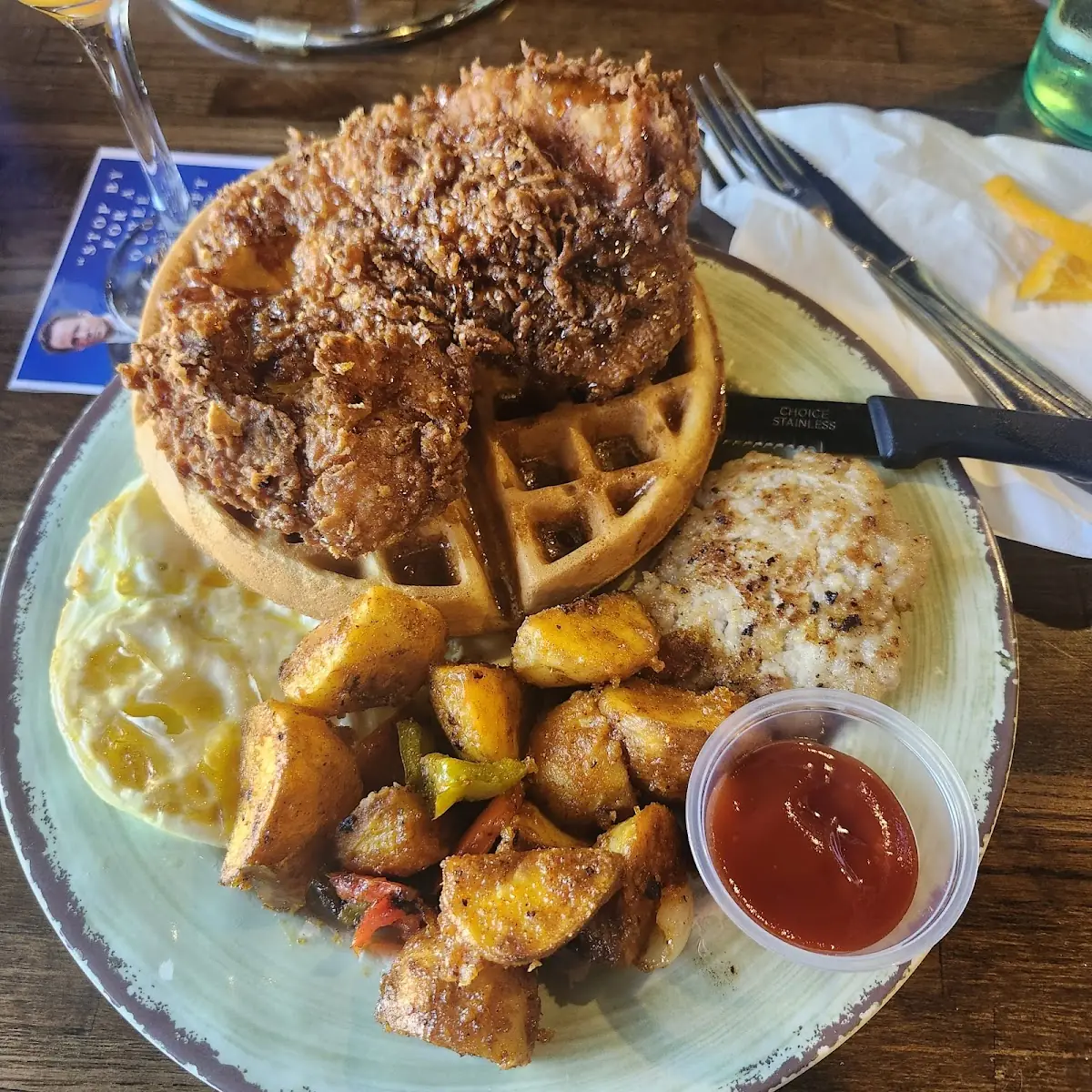 Chicken and Waffles
