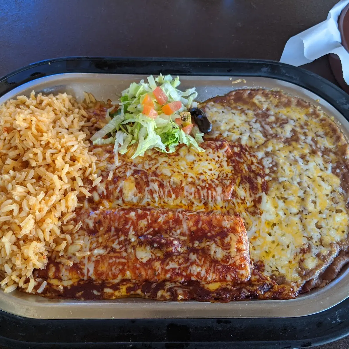 Cheese Enchiladas Combination