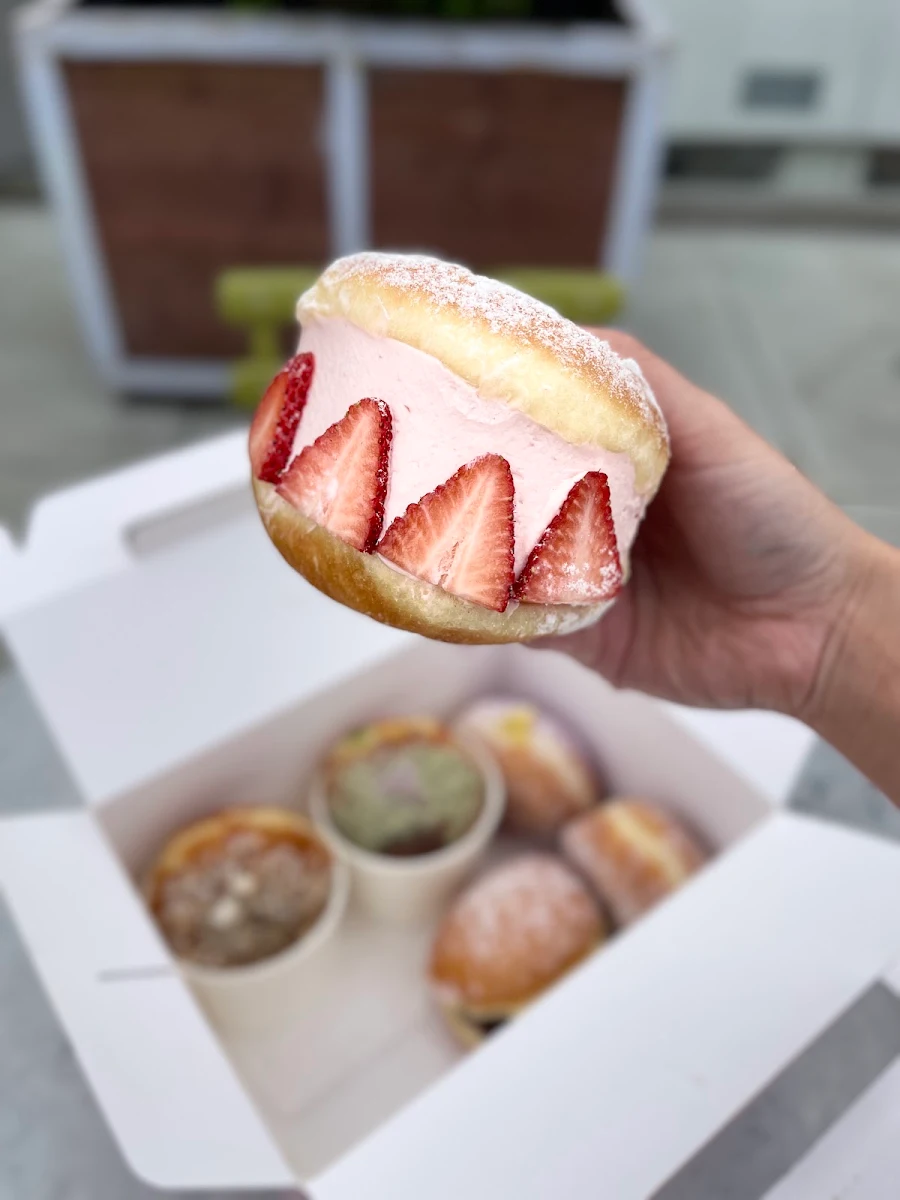 Strawberry Milk Cream Donut