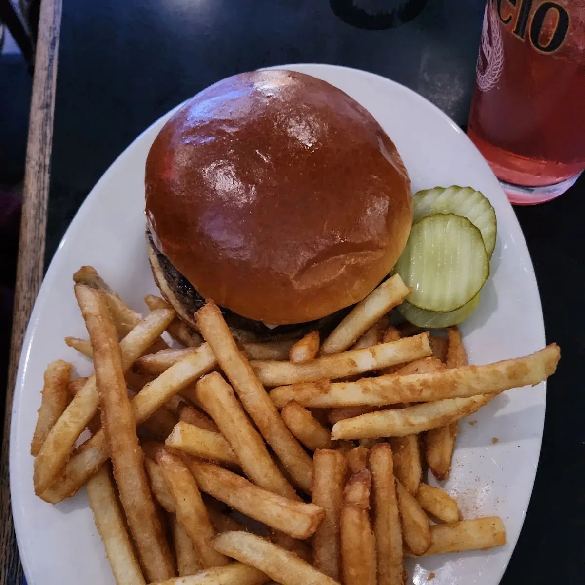 Fried Pickle Burger