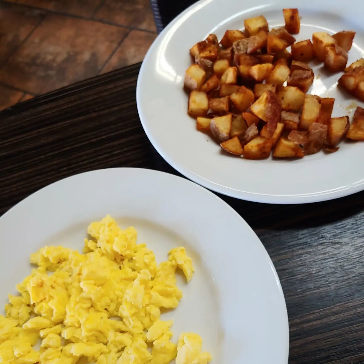 Scrambled Eggs and Potatoes