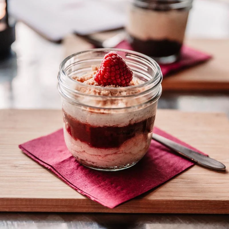 Raspberry Cheesecake Jar