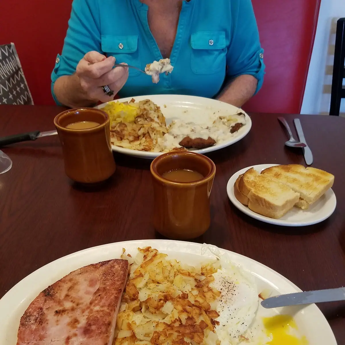 Ham Steak & Eggs