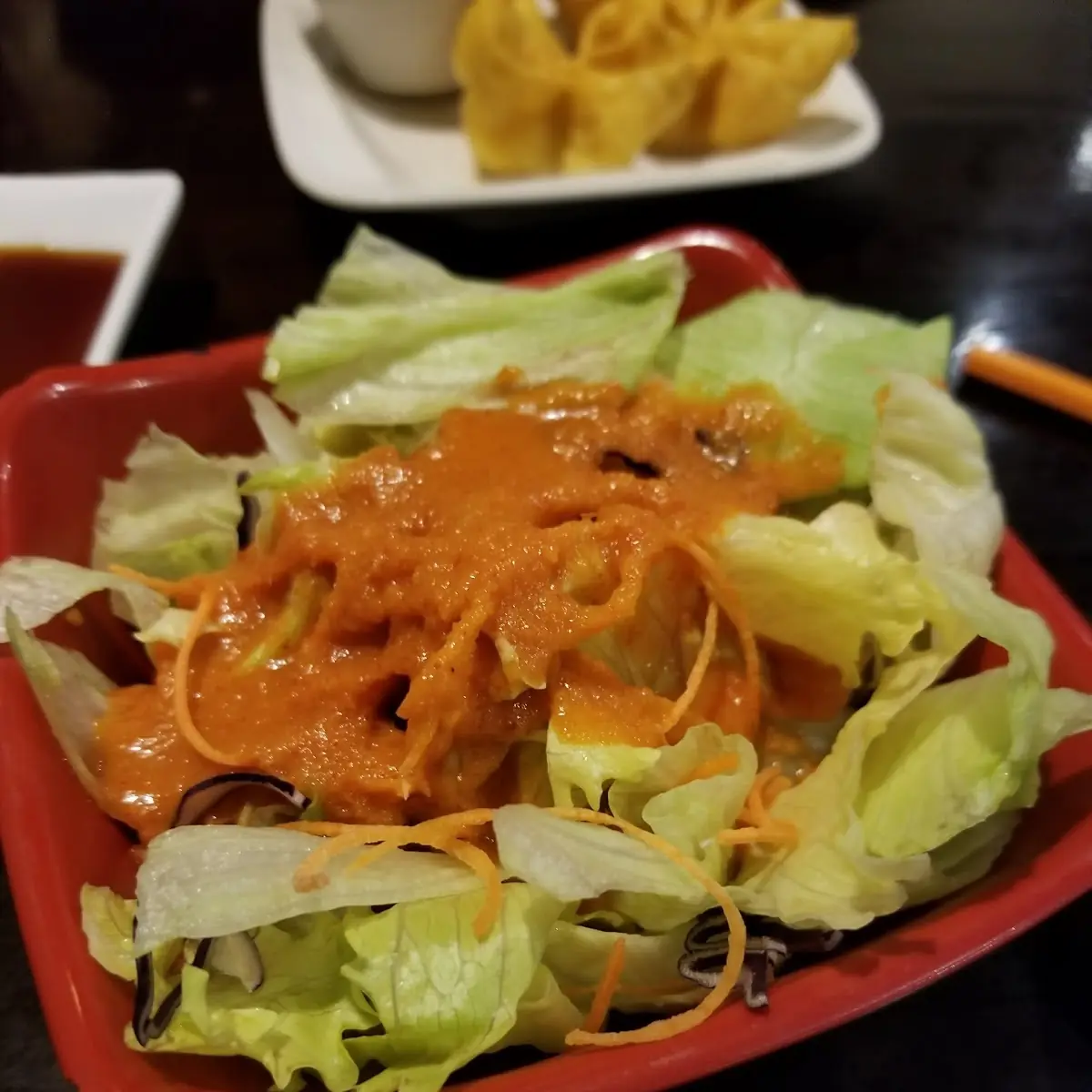 Side Salad with Ginger Dressing