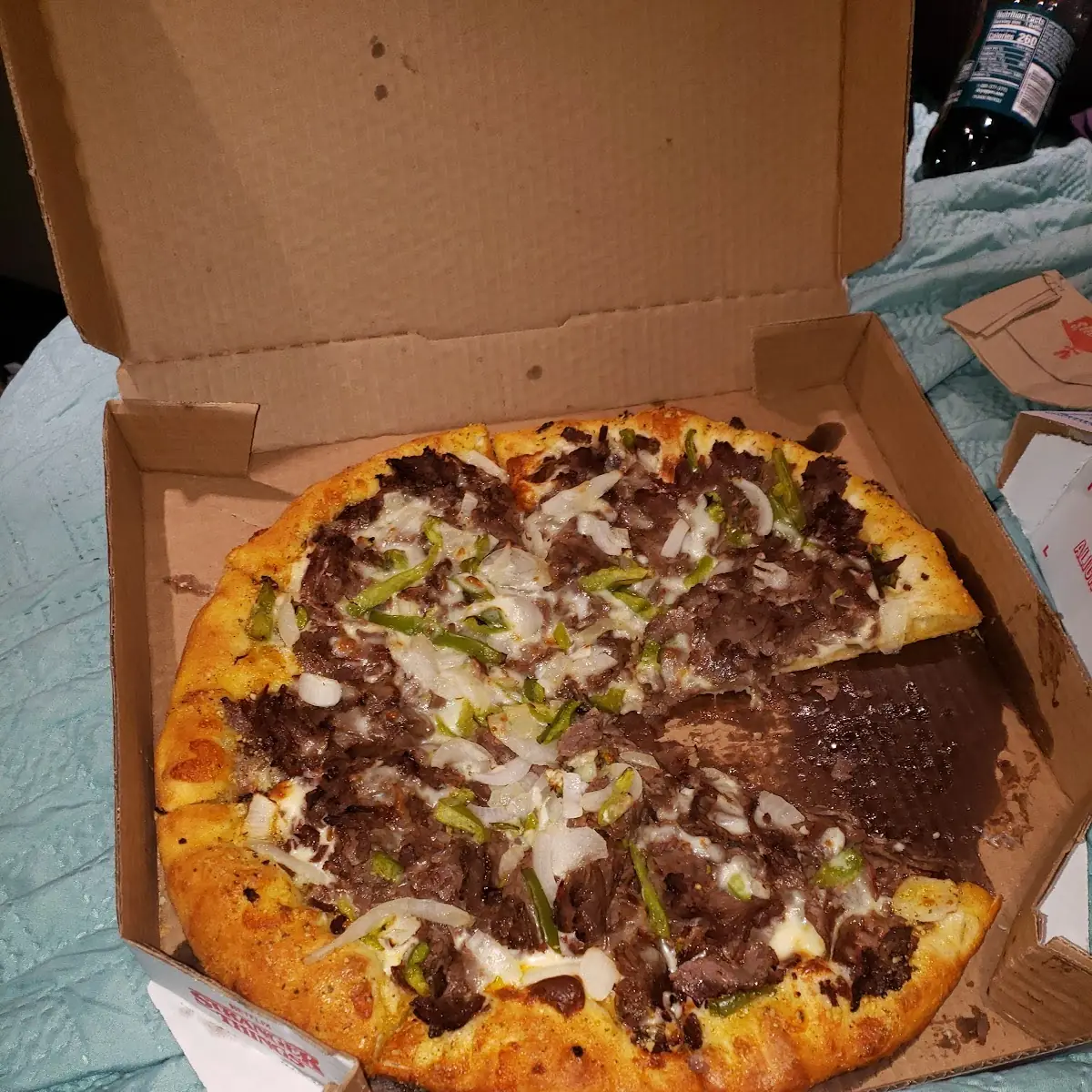 Philly Cheesesteak Pizza
