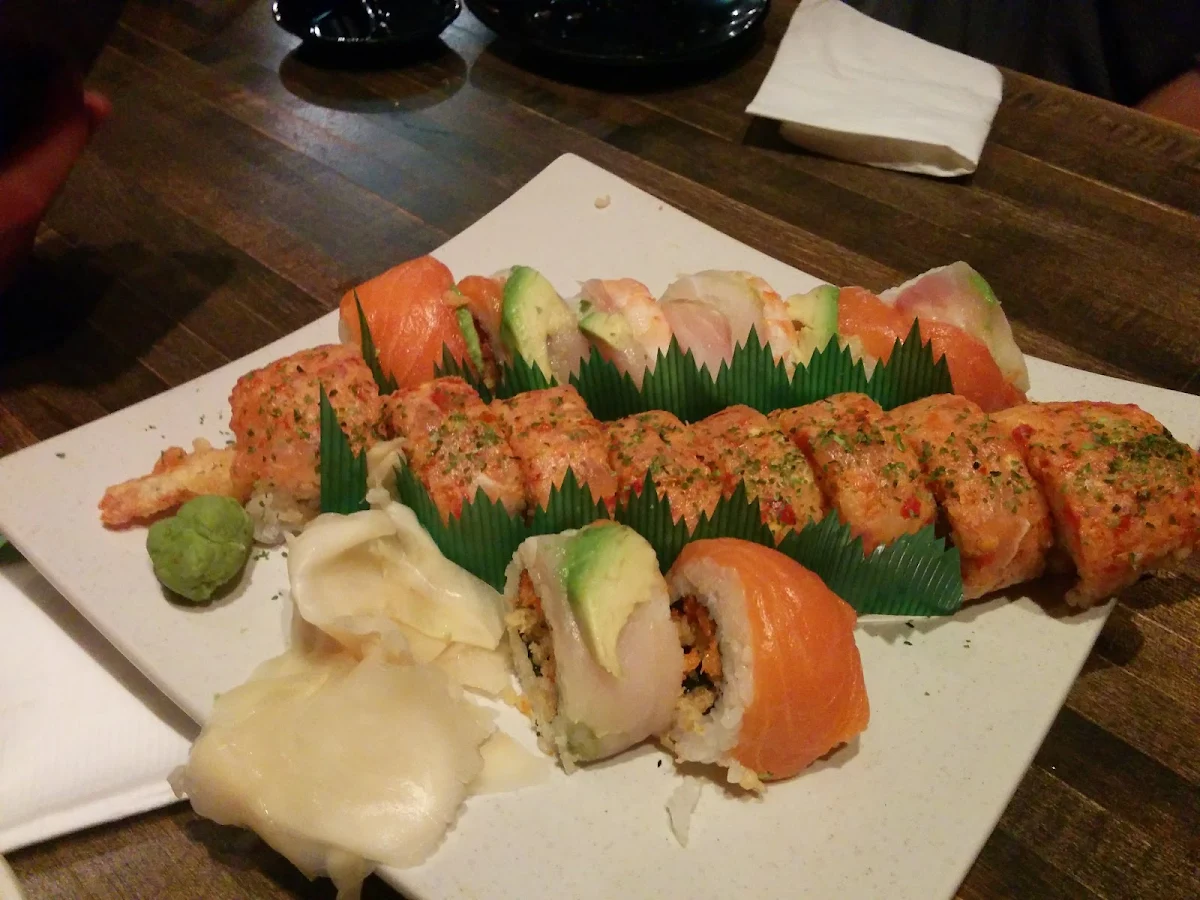 Seared Salmon Belly Sushi