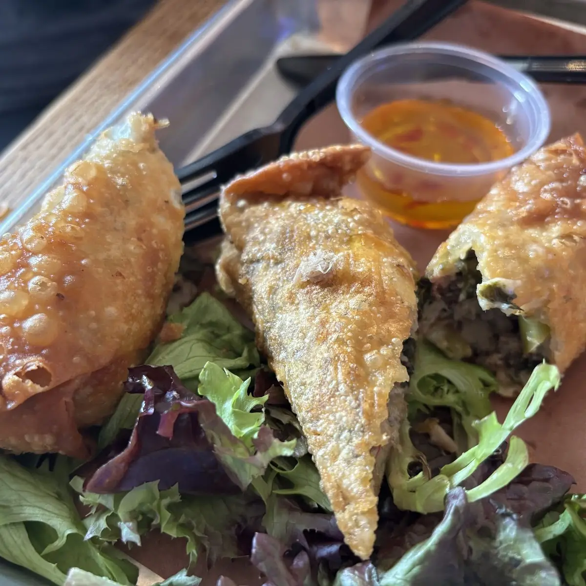 BBQ Egg Rolls