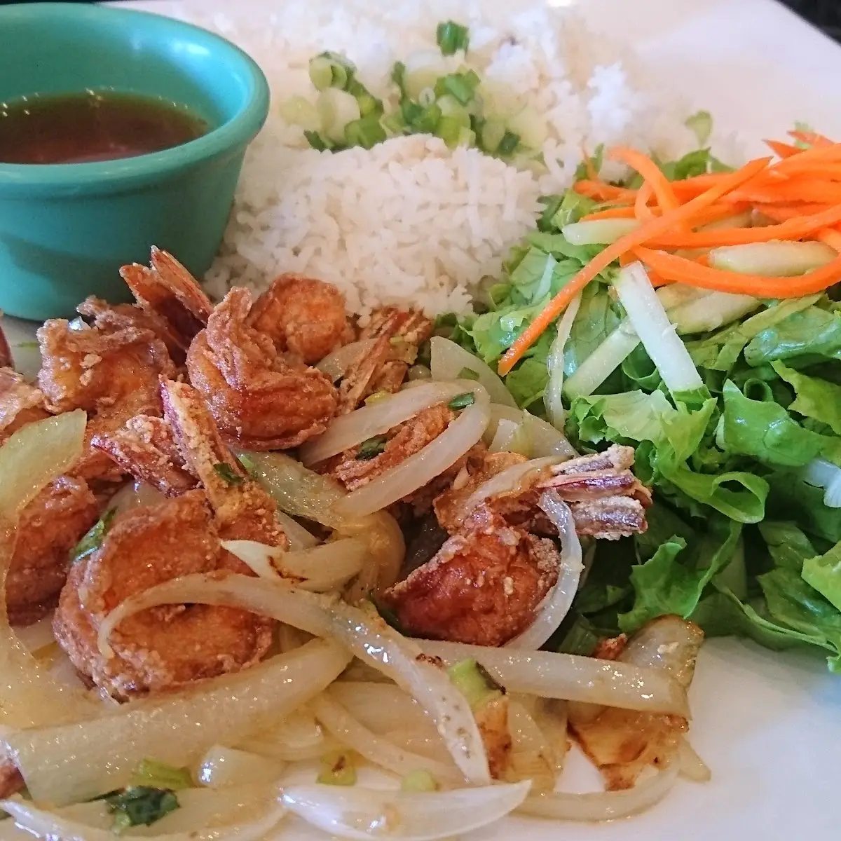 Charbroiled Shrimp and Pork Com Thit Nuong Tom