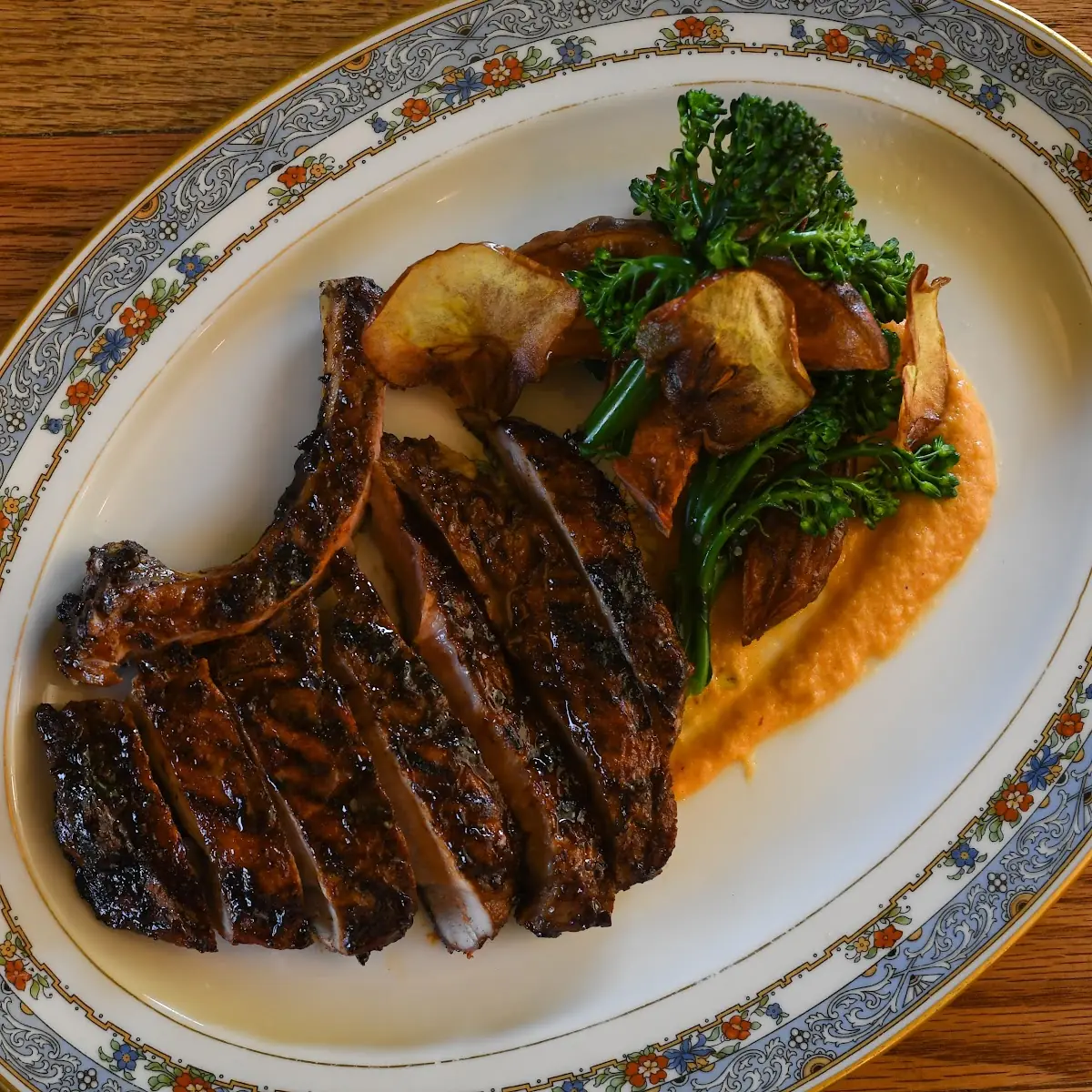 Blackened Striped Bass