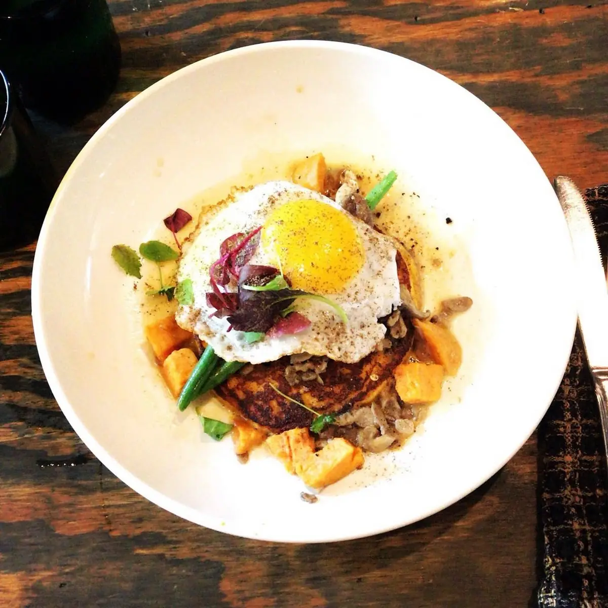 Farm Egg & Sweet Potato Griddle Cake