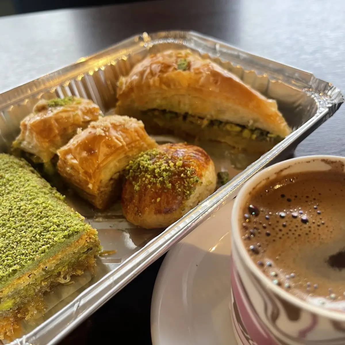 Baklava with Turkish Tea