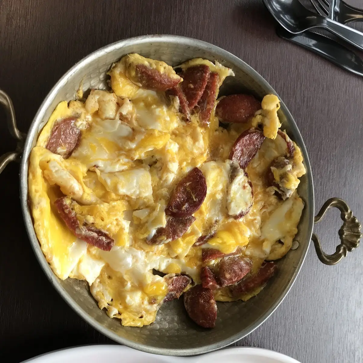 Eggs with Turkey Sausage