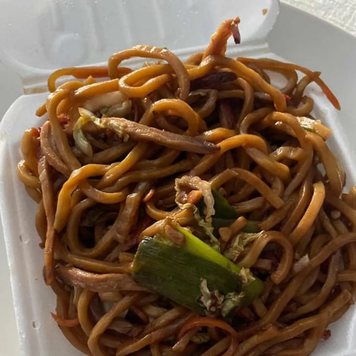Lo Mein Noodles with Fried Rice