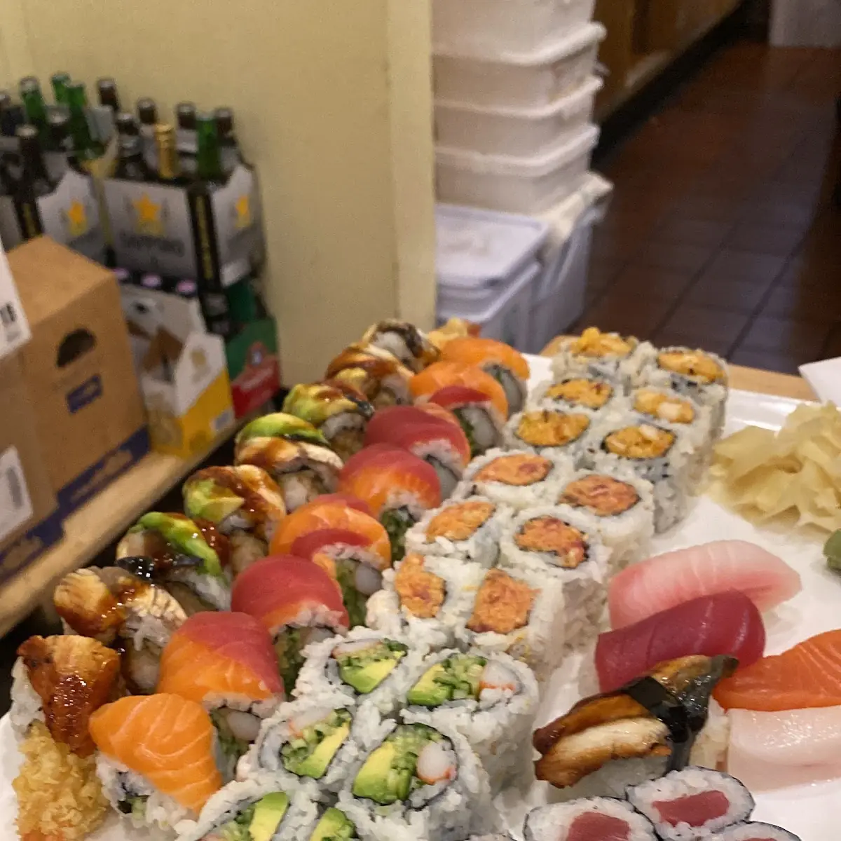 Assorted Sushi and Sashimi