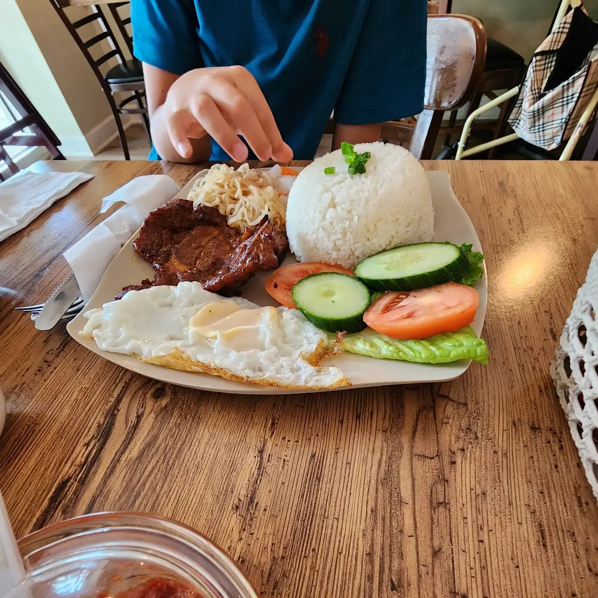 Broken Rice BBQ Pork Ribs
