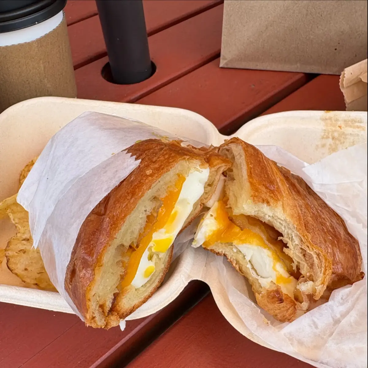 Bacon Egg and Cheese Croissant