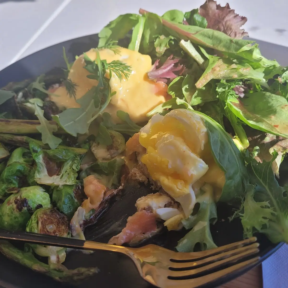 Smoke Salmon Eggs Benedict