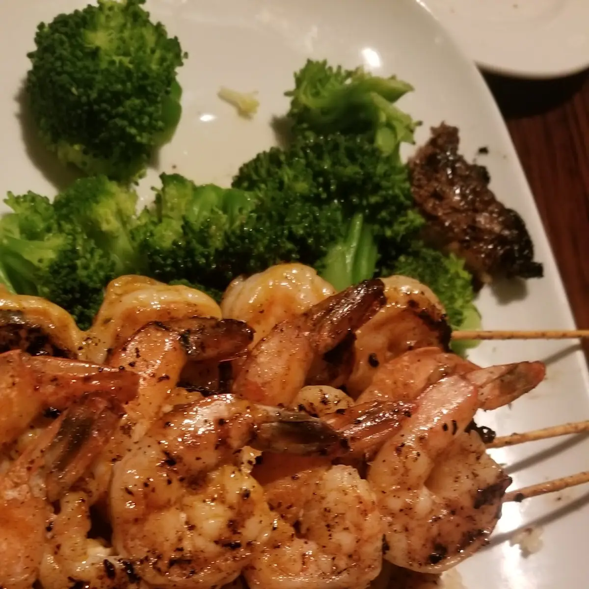 Grilled Shrimp and Broccoli