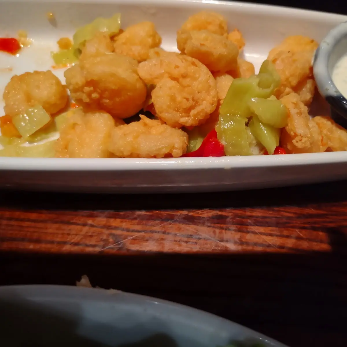 Two Servings of Medium Sized Fried Shrimp
