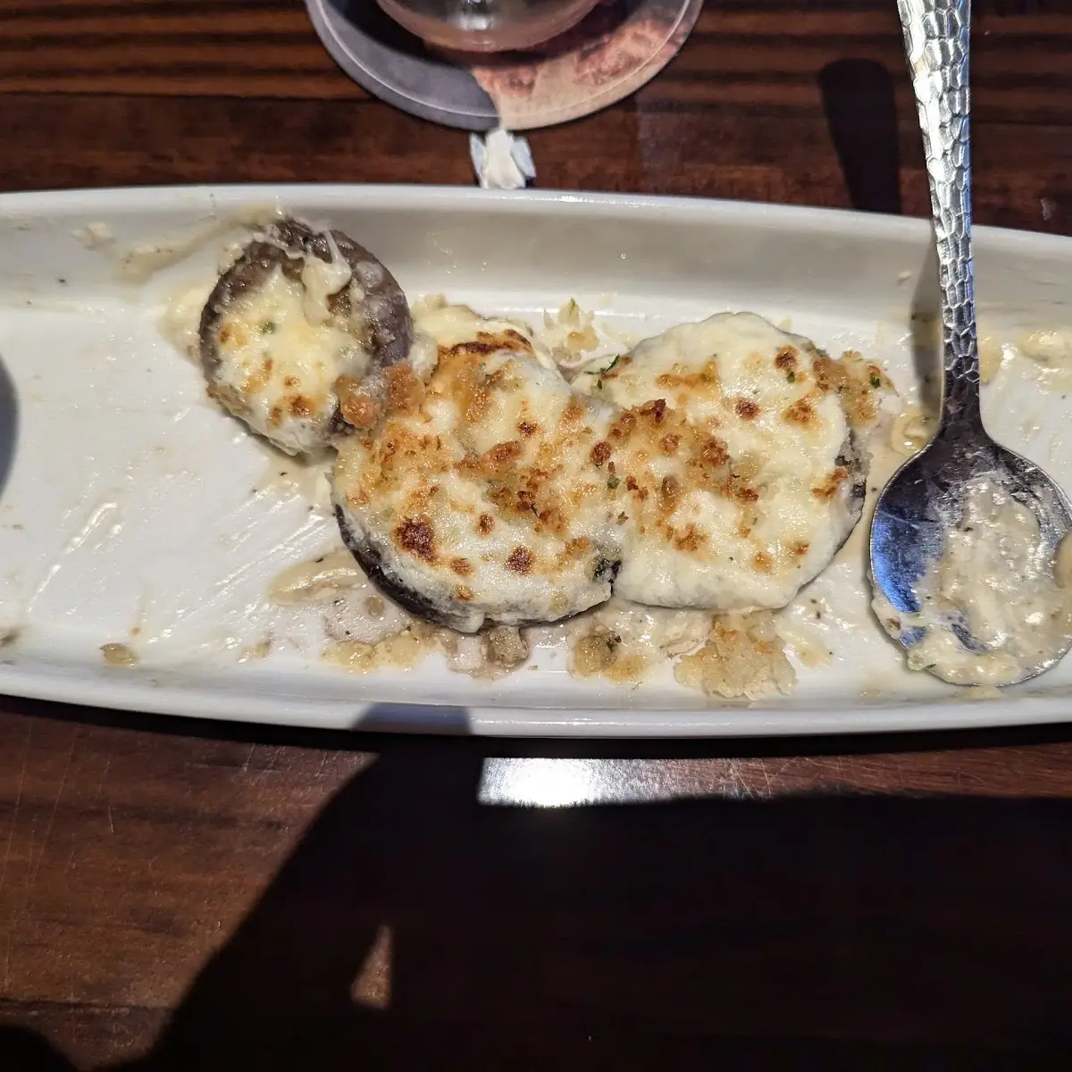 White Cheddar Stuffed Mushrooms