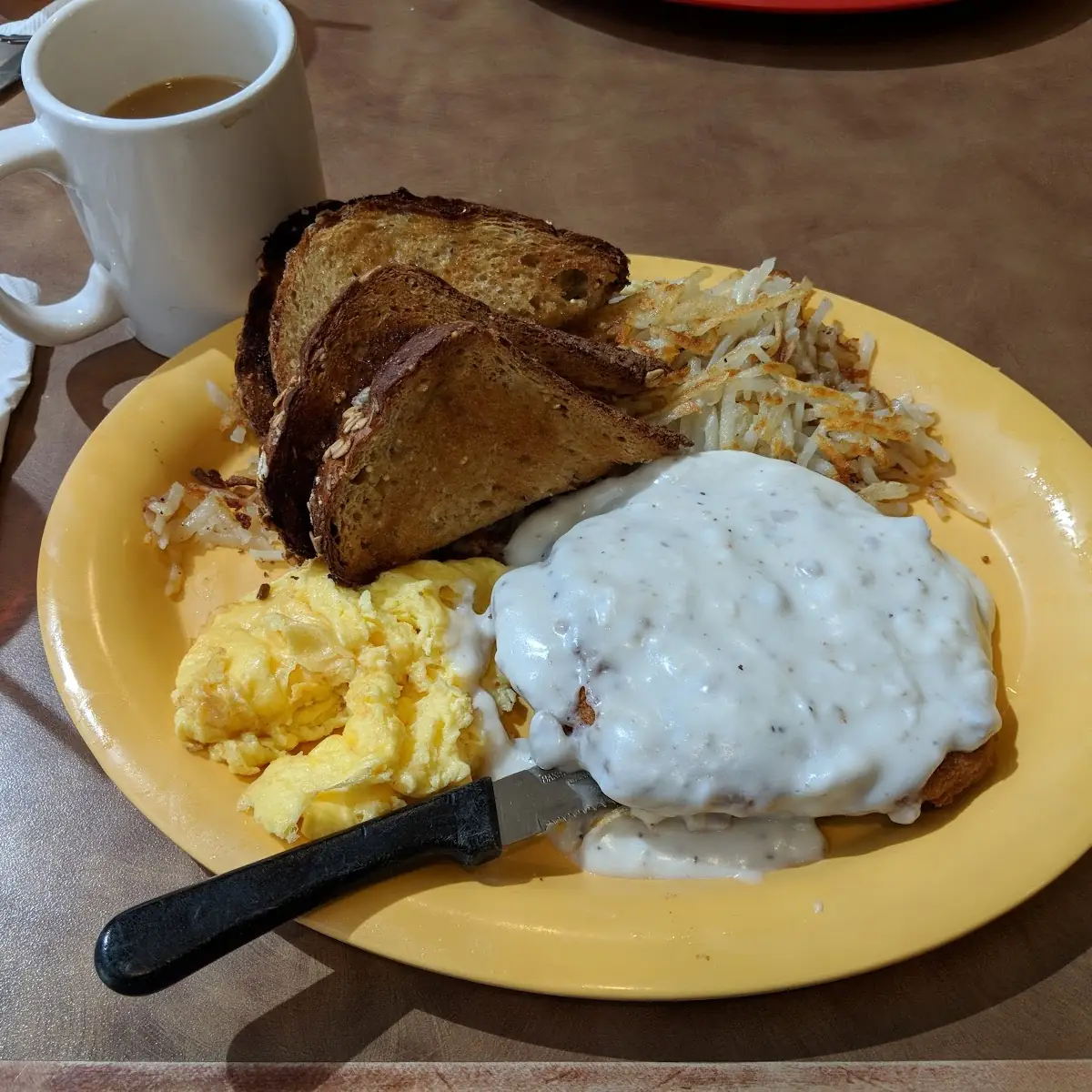 Chicken Fried Steak & Eggs