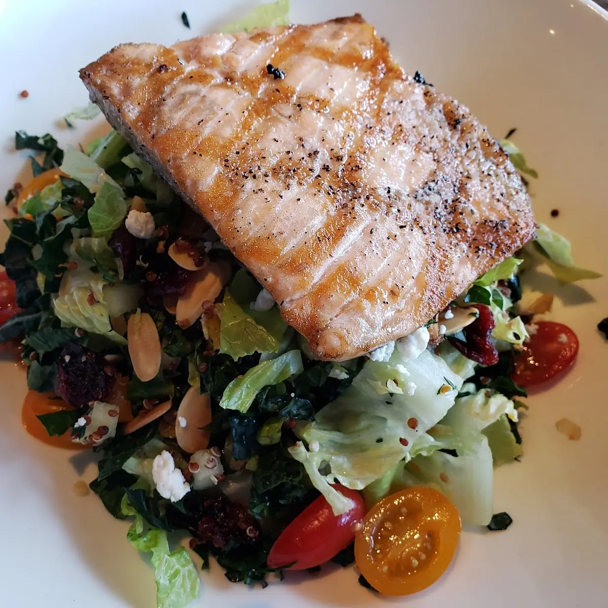 Wood Grilled Salmon Salad