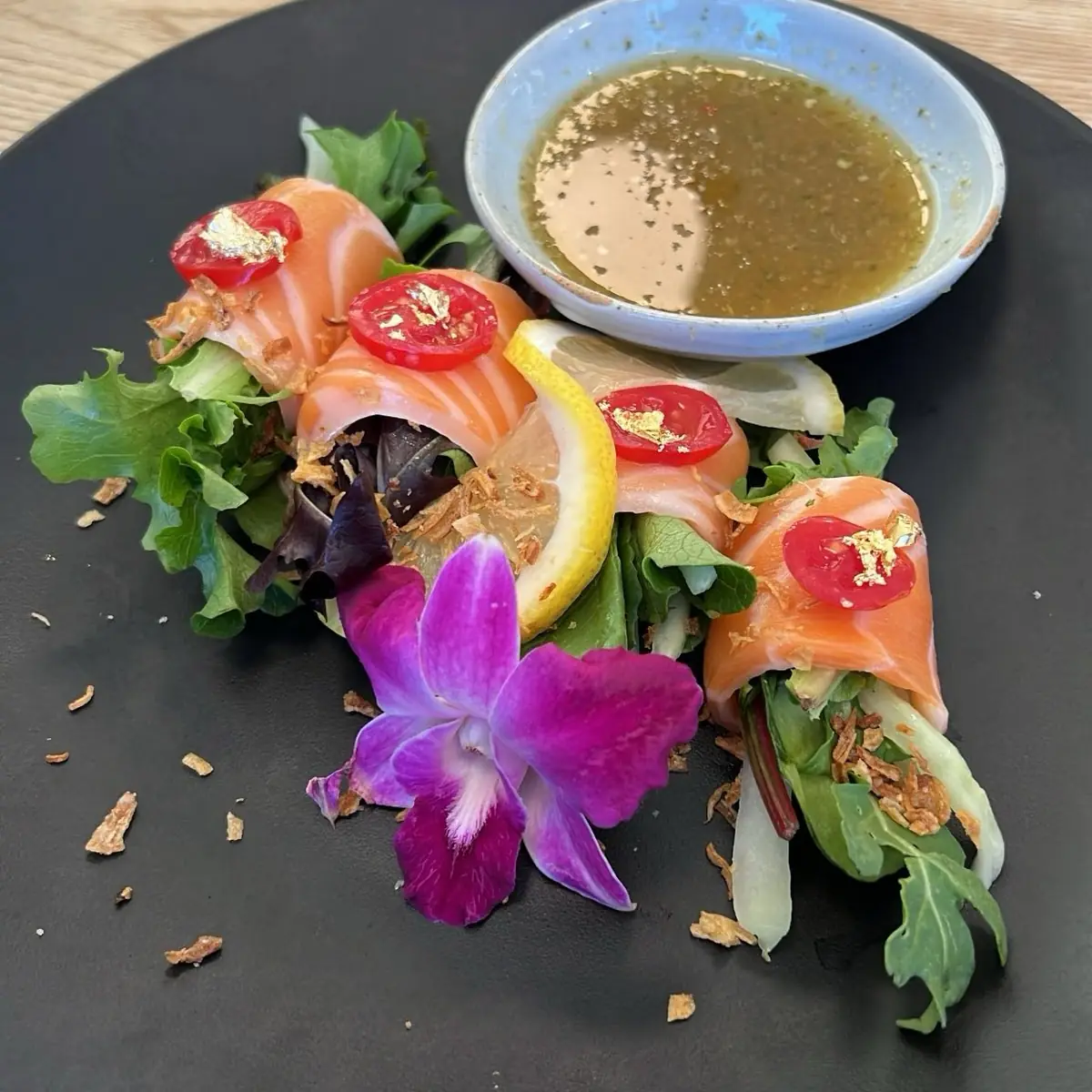 Khao Salmon Yang Grilled Salmon