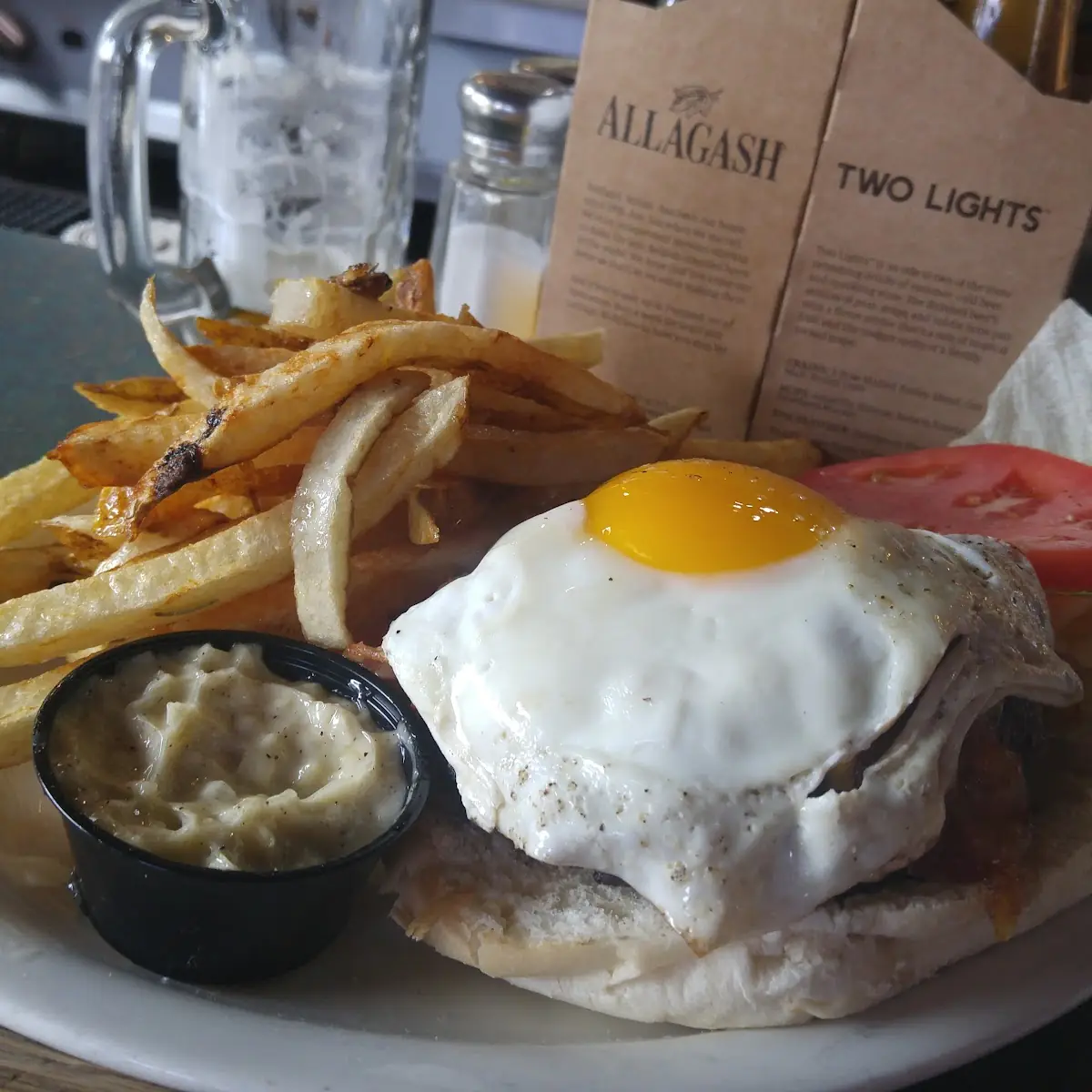 Burger with Egg