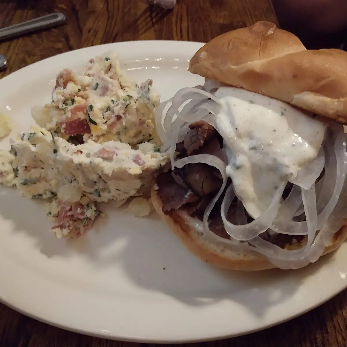 Monyon Monday Roast Beef Sandwich