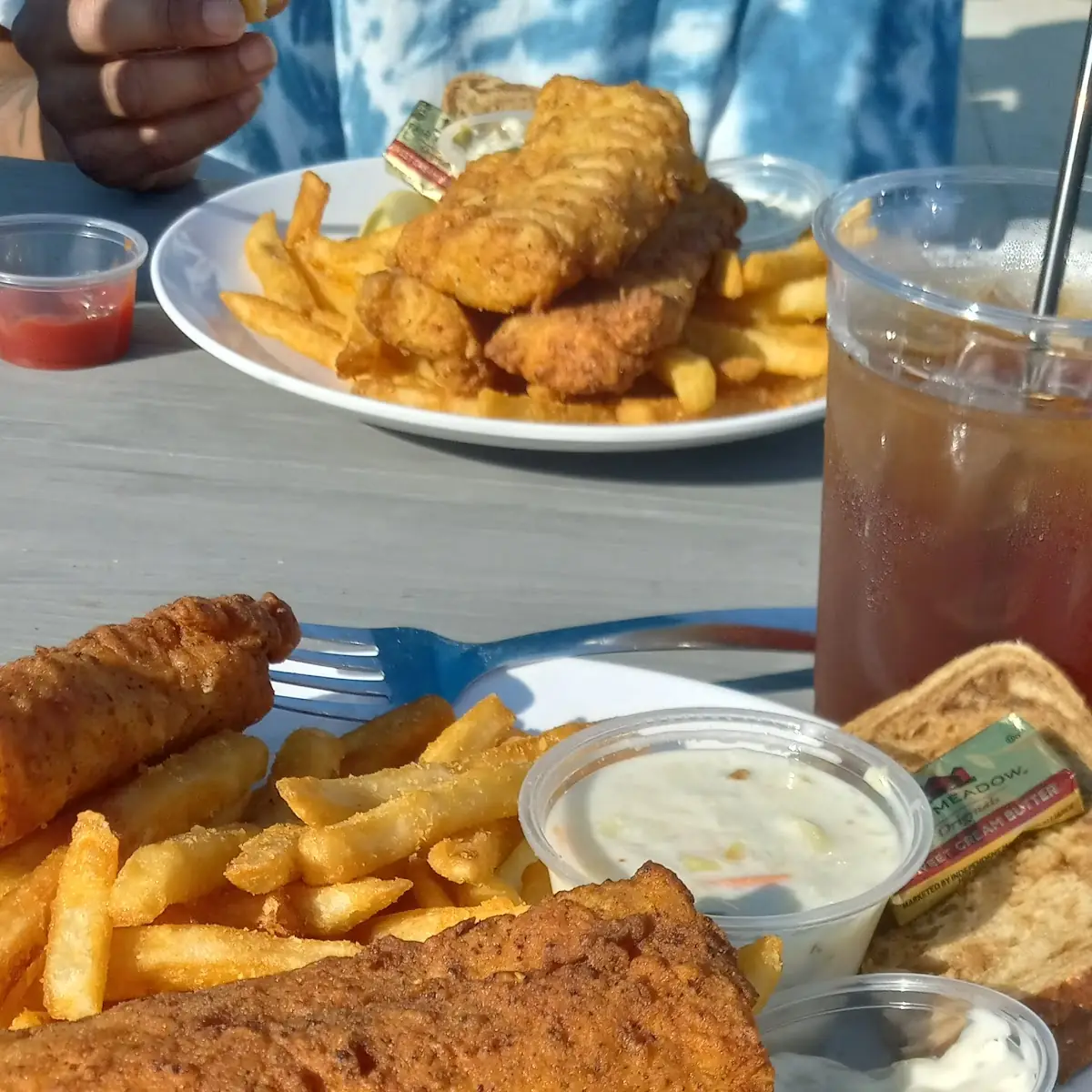2pc Fried or Baked Cod Dinner