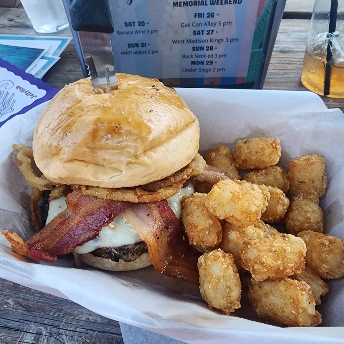 Whiskey Bacon Burger