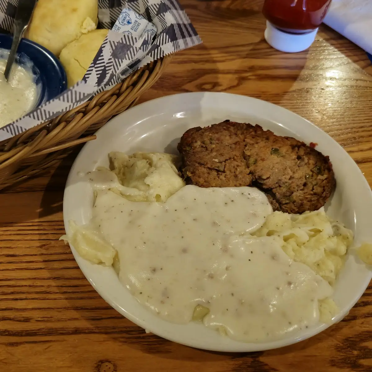 Meatloaf and Mashed Potatoes