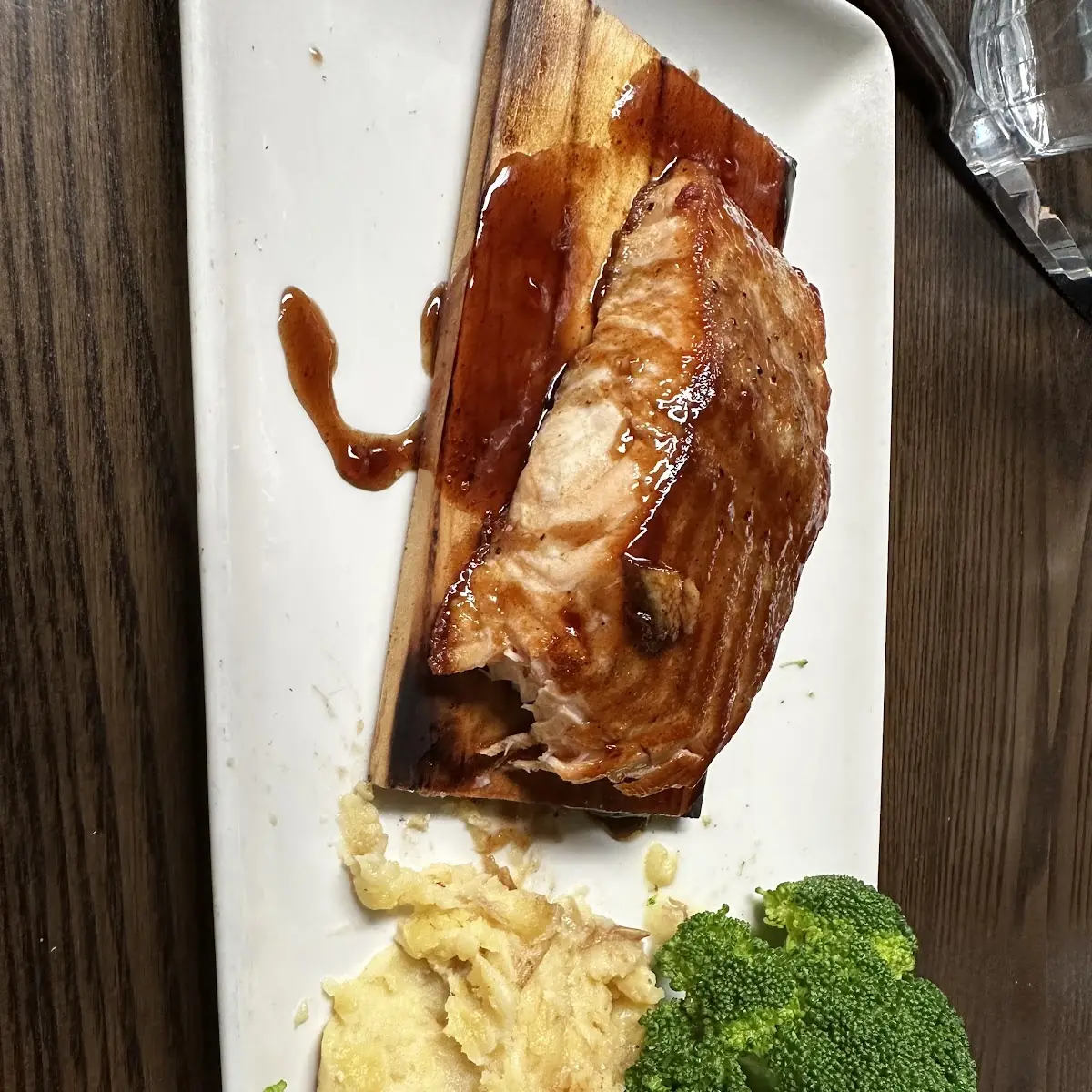 Cedar Plank Glazed Salmon